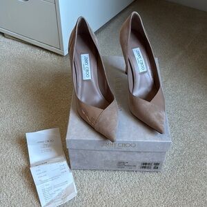 Jimmy Choo Beige Women's Heels
